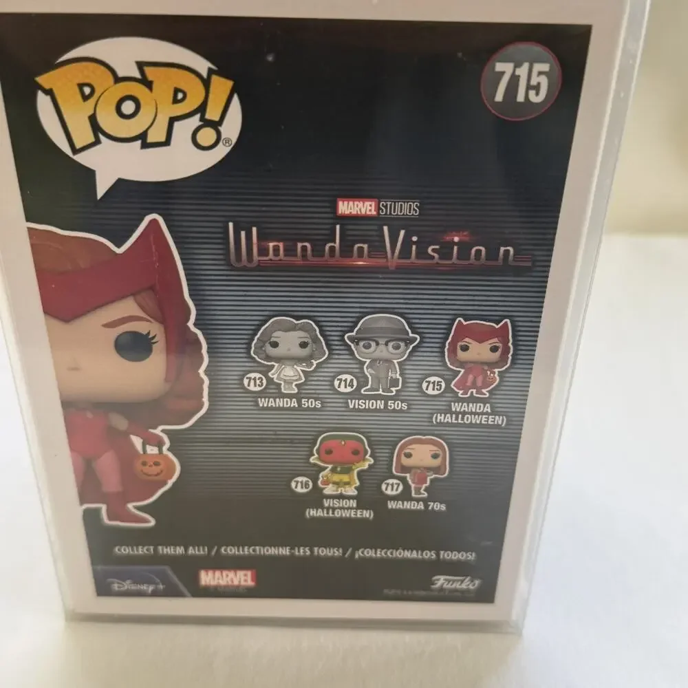 2021 Funko Pop! Marvel Wanda Vision Halloween Wanda 715 Brand New Vinyl Figure
